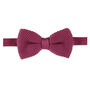 Men's Knitted Bow Tie In Dark Pink, thumbnail 1 of 2