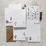 Botanical Flowers Letter Writing Set, thumbnail 6 of 8