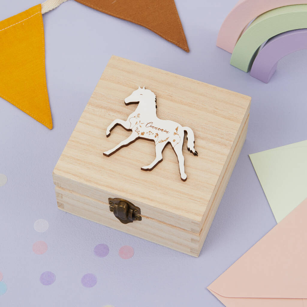 Personalised Horse Jewellery Box Gift, 1 of 2