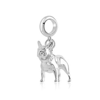 French Bulldog Charm Sterling Silver, 4 of 12