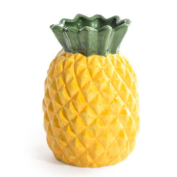 Ceramic Pineapple Stem Vase, 3 of 3