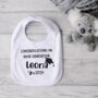 Congratulations On Your Graduation | Personalised Bibs, thumbnail 3 of 7