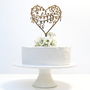 Wedding Cake Topper Mirrored Garden Party, thumbnail 4 of 9