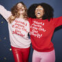 Drink Dance Come On Get Happy Christmas Jumper, thumbnail 1 of 6