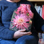 Pink Dahlia Hot Water Bottle, thumbnail 4 of 5