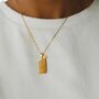 Horoscope Gold Vermeil And Constellation Necklace, thumbnail 4 of 4