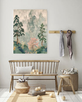 Japanese Landscape Mystical Forest Art Print, 2 of 3