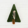 Handmade Glass Christmas Tree Brooch, thumbnail 6 of 6