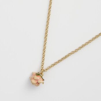 Rose Bud Pendant Necklace, 3 of 4