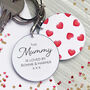 This Mummy Is Loved By Personalised Keyring, thumbnail 1 of 2