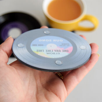 Personalised 'Our Song' Coaster, 3 of 6