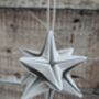 Origami Paper Star Bauble In Neutrals, thumbnail 3 of 6