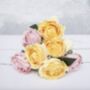 Artificial Pink Rose Bouquet, thumbnail 7 of 9
