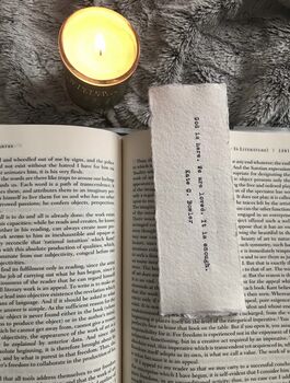 Personalised Typewriter Bookmark, 2 of 5