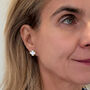 Four Leaf Clover Stud Earrings In Rainbow Of Colours, thumbnail 2 of 10