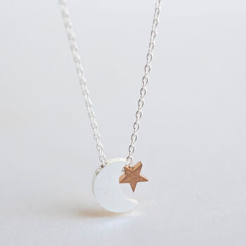 Personalised Moon And Star Necklace, 8 of 11