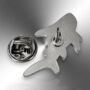 Small Shark Skeleton Hard Enamel Pin Badge, Fishing, Sealife And Marine Gifts, thumbnail 6 of 8