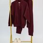 Margot Sweatshirt In Burgundy, thumbnail 5 of 5