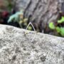 Leaf Outline Ring In Sterling Silver, thumbnail 5 of 7
