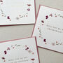 Edith Floral Bridesmaid Card, thumbnail 3 of 3