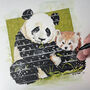Panda Fleece Blanket, Red Panda Throw, thumbnail 5 of 10