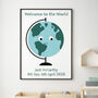 Welcome To The World New Baby Nursery Print, thumbnail 3 of 4