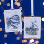 Personalised Favourite Places Christmas Decoration, thumbnail 1 of 2