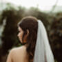 Chanel Glitter Tulle Sparkly Wedding Veil, thumbnail 3 of 5