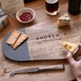 Personalised Wood And Slate Cheese Board Father's Day Gift For Him, thumbnail 1 of 5