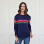 Maria Cotton Cashmere Star Jumper, thumbnail 1 of 11