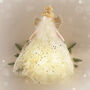 Large Light Up Gold Angel Christmas Tree Topper, thumbnail 1 of 6