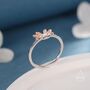 Sterling Silver Tiny Axolotl Ring, thumbnail 4 of 12