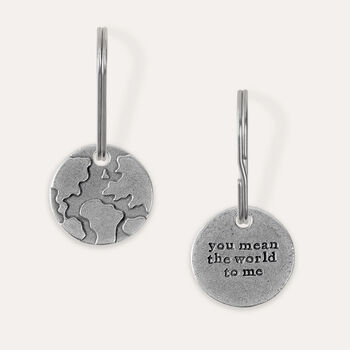 'You Mean The World To Me/Us' Keyring, 3 of 7