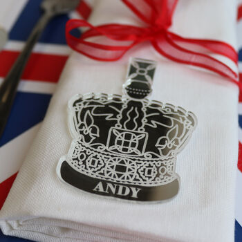 Coronation Party Personalised Place Settings, 9 of 10