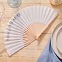 Five X Wedding Fans White Happily Ever After, thumbnail 3 of 3