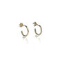 The Hive Hoops In Steling Silver And Gold Plated, thumbnail 2 of 7