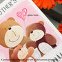Personalised Bear Mother's Day Card, thumbnail 3 of 5