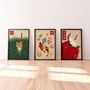 Tiger Art Print | Japanese Inspired Minimalist Wall Decor, thumbnail 3 of 5