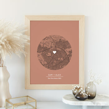 Our Home Personalised UK Map Print, 3 of 12