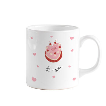 Personalised Initials Mug Gift For Couple, 2 of 8