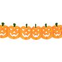 Halloween Pumpkin Garland Paper Decoration, thumbnail 1 of 3