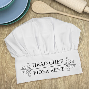 Personalised Classic Head Chef's Hat, 4 of 5