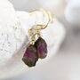 Watermelon Tourmaline Earrings, thumbnail 6 of 10