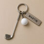 Personalised Golf Gift Set Engraved Mug + Golf Glove + Club Keyring, thumbnail 2 of 5