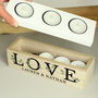 Personalised Botanical Triple Tea Light Box Couple Gift, thumbnail 3 of 4