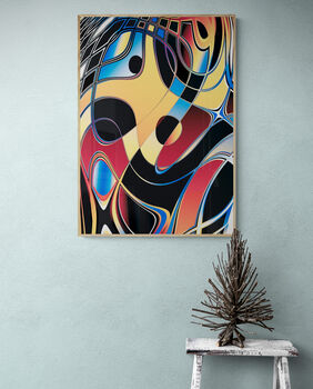 Abstract Art, Geometric Print, Picasso Inspired, 2 of 12