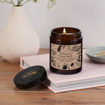 Personalised Book Lover Candle, 2 of 2