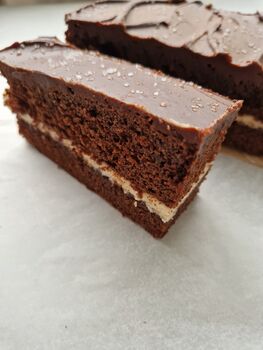 Chocolate, Chestnut And Smoked Sea Salt Cake, 4 of 4