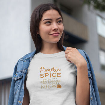 Pumpkin Spice Cotton T Shirt, 3 of 7