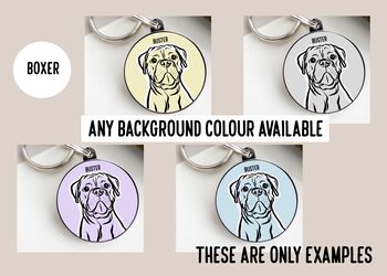 Boxer Outline ID Tag, 4 of 4